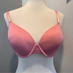 PINK 34DD pink underwire bra